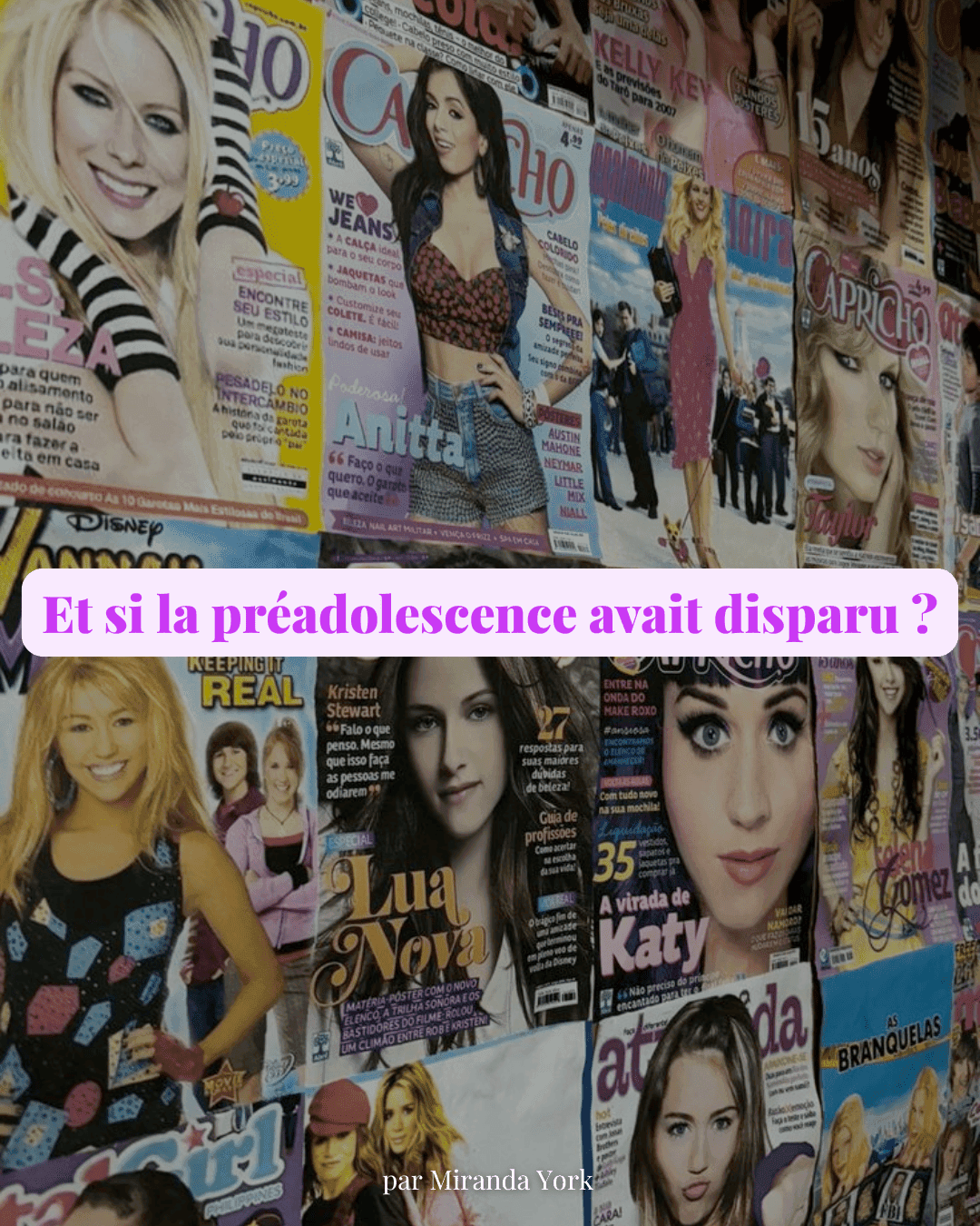 Et si la préadolescence avait disparu ?